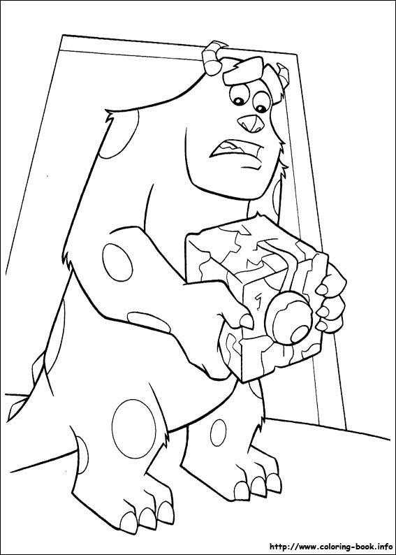 Monsters, inc. coloring picture